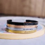 Personalized Open Cuff Bracelet - Image 3