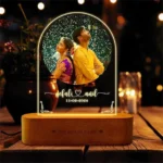 Personalized Arch Couple Photo LED Lamp