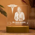 Personalized Doctor Photo & Name 3D LED Lamp