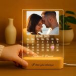 Personalized Photo Calendar Color 3D LED Lamp