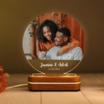 Personalized Round Color Photo 3D LED Lamp
