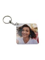 Photo Square Keychain Personalized