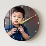 Round Photo Wall Clock Premium Acrylic